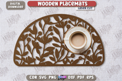 Wooden Placemat Laser Cut | Table Servicing | Kitchen Decor Product Image 1