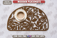 Wooden Placemat Laser Cut | Table Servicing | Kitchen Decor Product Image 1