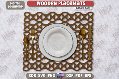 Wooden Placemat Laser Cut | Table Servicing | Kitchen Decor Product Image 1