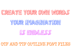 Wooden Planks Lettering Font Wood Texture ABC OTF Type Product Image 3