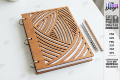 Notebook Covers Laser Cut Bundle | Floral and Geometric SVG Product Image 14