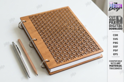 Notebook Covers Laser Cut Bundle | Floral and Geometric SVG Product Image 15