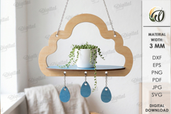 3D Plant hangers Bundle Laser Cut. Wooden Plant Holder SVG Product Image 6