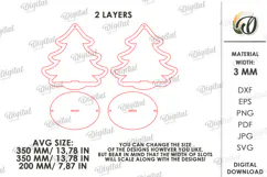 3D Plant hanger Laser Cut. Wooden Plant Holder SVG Product Image 2