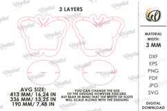 3D Plant hanger Laser Cut. Wooden Plant Holder SVG Product Image 2