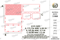 3D Planter Boxes Bundle Laser Cut. Hanging Planter SVG Product Image 7