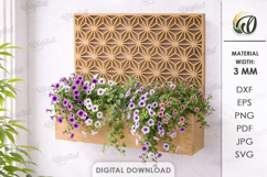 3D Planter Boxes Bundle Laser Cut. Hanging Planter SVG Product Image 12
