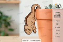 Plant Pot Decors Bundle Laser Cut. Plant Pot Hanger SVG Product Image 12