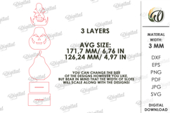 Wooden Pumpkin Laser Cut. Home decor SVG Product Image 2