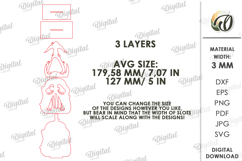 Wooden Pumpkin Laser Cut. Home decor SVG Product Image 2