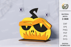 Wooden Pumpkins Bundle Laser Cut. Home decor SVG Product Image 7
