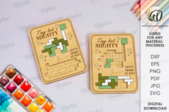 Puzzle Game Bundle Laser Cut. Wooden Block Puzzle SVG Product Image 5