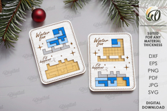 Puzzle Game Bundle Laser Cut. Wooden Block Puzzle SVG Product Image 6