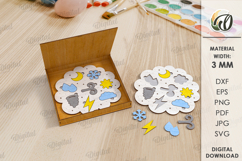 Wooden Puzzles Toys Bundle Lasercut. Kids Montessori Toy SVG Product Image 5