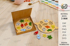 Wooden Puzzles Toys Bundle Lasercut. Kids Montessori Toy SVG Product Image 11
