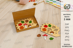 Wooden Puzzle Toy Laser Cut. Kids Montessori Toy SVG Product Image 1
