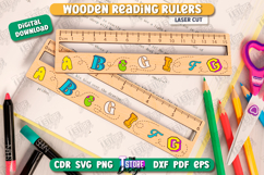 Wooden Reading Ruler Laser Cut Bundle,Ruler with Reading Aid Product Image 9
