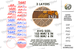 Wooden Replaceable Door Plaque Laser Cut. Wall decor SVG Product Image 2