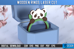 Kids Finger Ring Laser Cut| Hand Jewelry | Accessories|Panda Product Image 1