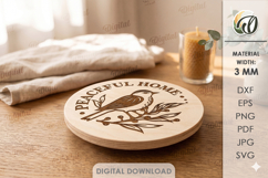 Riser Trays Bundle Laser Cut. Home Decor. Hot Pot Trivet SVG Product Image 8