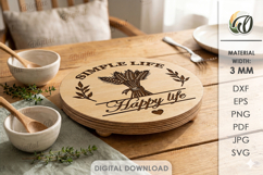 Riser Trays Bundle Laser Cut. Home Decor. Hot Pot Trivet SVG Product Image 11