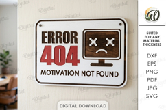 3D Sarcastic Decors Bundle Laser Cut. Wall Decor SVG Product Image 4