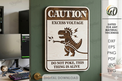 3D Sarcastic Decors Bundle Laser Cut. Wall Decor SVG Product Image 9