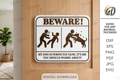 3D Sarcastic Decors Bundle Laser Cut. Wall Decor SVG Product Image 10