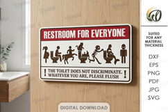 3D Sarcastic Decors Bundle Laser Cut. Wall Decor SVG Product Image 11