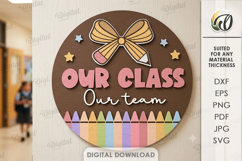 School Signs Bundle Lasercut. Door SIgn. Classroom Decor SVG Product Image 9