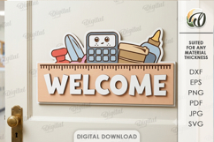 School Signs Bundle Lasercut. Door SIgn. Classroom Decor SVG Product Image 10
