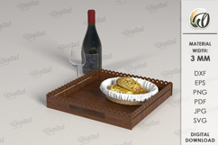 Serving Trays Laser Bundle Cut Design. Wooden Tray SVG Product Image 10