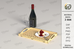 Serving Trays Laser Bundle Cut Design. Wooden Tray SVG Product Image 11