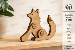 Wooden Shelf Animals Bundle Laser Cut. Standing decor SVG Product Image 9