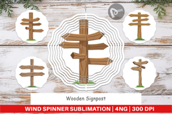 Wind Spinner Wooden Sign Product Image 1