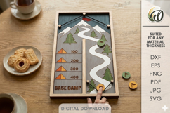Fast Sling Puck Game Laser Cut. Board Game SVG Product Image 1