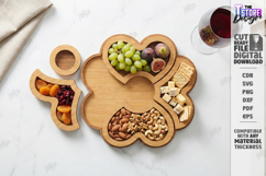 Snack Serving Trays Laser Cut Bundle | Modular Serving Board Product Image 16