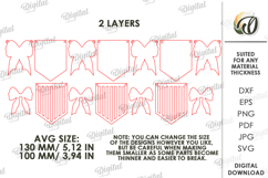 3D Spring Banner Laser Cut. Wall Decor SVG Product Image 2