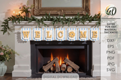 3D Spring Banners Bunsle Laser Cut. Wall Decor SVG Product Image 8