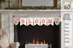 3D Spring Banners Bunsle Laser Cut. Wall Decor SVG Product Image 9