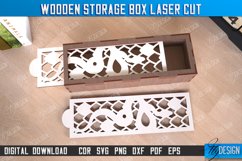 Wooden Storage Boxes Laser Cut Bundle | Wood Organizers SVG Product Image 5