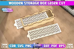 Wooden Storage Box | Jewelry Box | Gift Box | Organizer |CNC Product Image 1