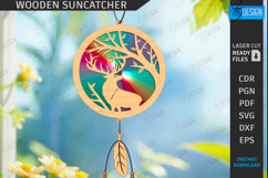 Wood Suncatchers Laser Cut Bundle|Reflective Suncatchers SVG Product Image 12
