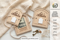 3D Surprise Holder Laser Cut. Housewarming Gift SVG Product Image 1