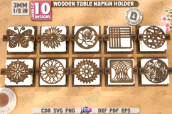 Table Napkin Holders Laser Cut Bundle|Adornment Dining Table Product Image 1