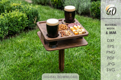 Portable Outdoor Tables Bundle Laser Cut. Folding Table SVG Product Image 10