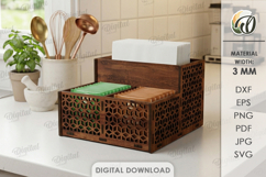3D Tea Holders Bundle Laser Cut. Tea Bag Organizer SVG Product Image 13
