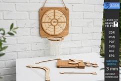 Wooden Toy Slingshot Target Laser Cut Bundle | Kids Outdoor Product Image 30