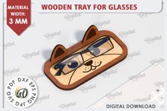Animal Glasses Holders Laser Cut Bundle. Eyeglass Tray SVG Product Image 4