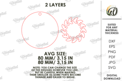 Christmas Tree Ornament Laser Cut. Christmas Decor SVG Product Image 2